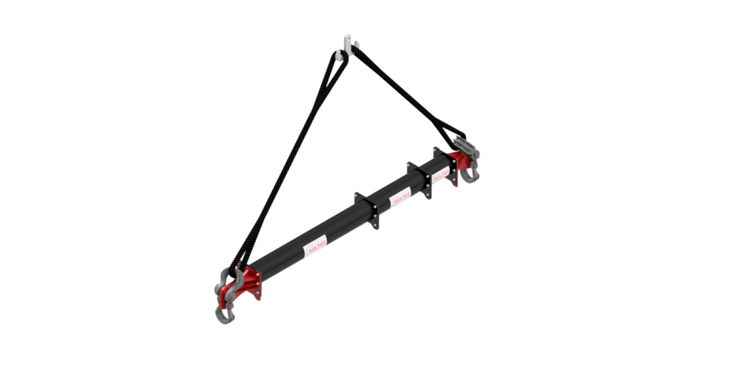 Conventional lifting beams with sling